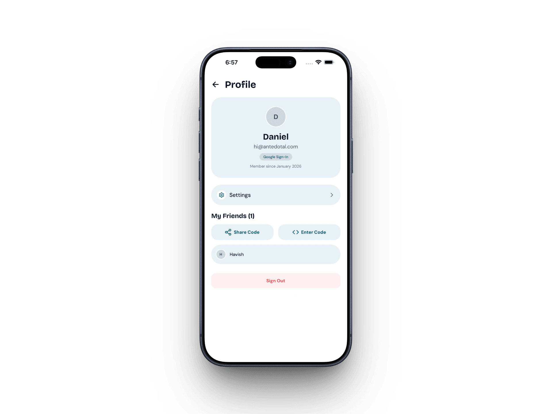 Add your friends as verifiers